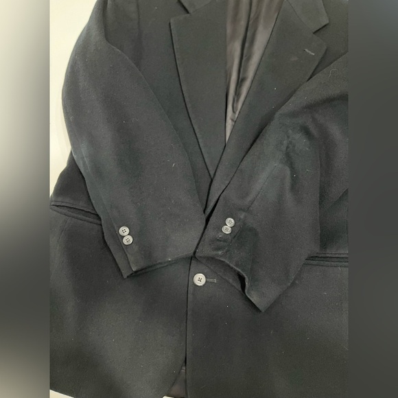 100% Cashmere Jacket black size 42R - Picture 5 of 10